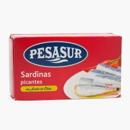 Sardine picante în ulei de măsline 120g