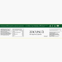 Zacuscă de legume și ghebe, 300g