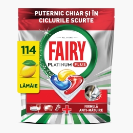 Detergent capsule pentru mașina de spălat vase Platinum Plus, 114 spălări 
