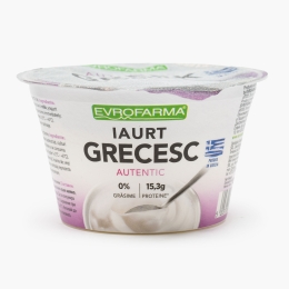 Iaurt grecesc Autentic, 0% grăsime, 150g