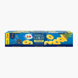 Ananas felii în suc propriu Tropical Gold 3x227g