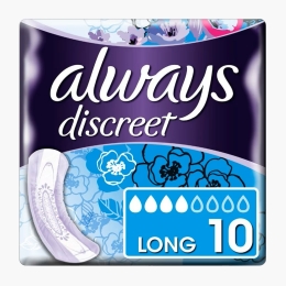 Absorbante incontinență Long, 10 buc