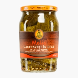 Castraveți în oțet dulci-acrișori 680g