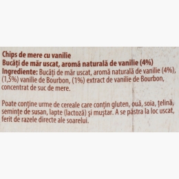 Snack de mere cu vanilie 40g