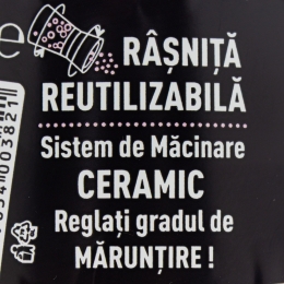 Râșniță mix sare de Himalaya iodată și piper 4 culori 180g