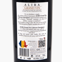 Vin roșu sec Grand Vin Cabernet Sauvignon 750ml