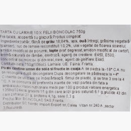 Tartă cu lămâie 750g 
