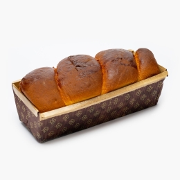 Cozonac de casă cu nucă, rahat și stafide 900g