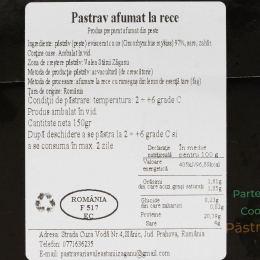 Păstrăv afumat la rece 150g