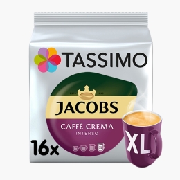Caffee Crema Intenso XL, 16 băuturi, capsule cafea 