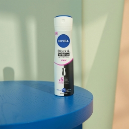 Deodorant antiperspirant spray Invisible Black&White Clear 150ml