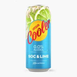Bere fără alcool cu aromă de soc și lime 0.5l
