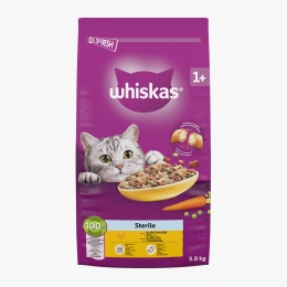 Hrană uscată pentru pisici sterilizate, 3.8kg, cu pui