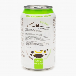 Apă de cocos naturală cu ananas 330ml