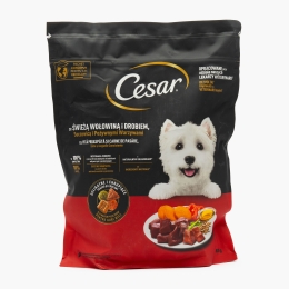 Hrană uscată pentru câini adulți de talie mică 800g, cu vită și pasăre