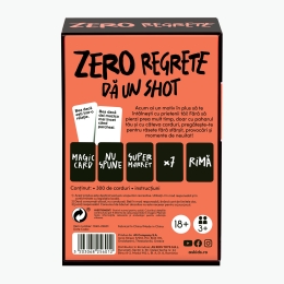 Board game "Zero regrete, dă un shot!", +18 ani