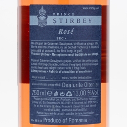 Vin rose sec Cabernet Sauvignon, 13%, 0.75l