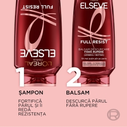 Șampon fortifiant pentru păr fragil cu tendințe de cădere, Full Resist, 250ml