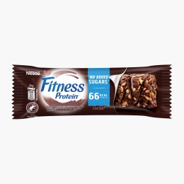 Baton de cereale pentru mic dejun Proteine cu cacao, fără zaharuri adăugate 20g