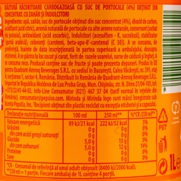 Băutură carbogazoasă cu suc de portocale 1l