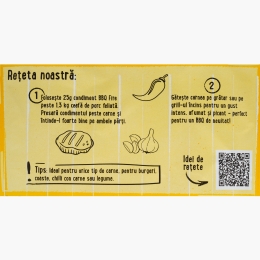 Amestec de condimente pentru bbq și grill picant mediu 25g