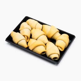 Cornulețe de post, cu magiun de prune, fără zahăr adăugat 200g