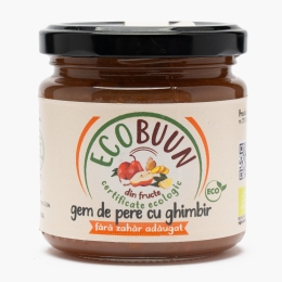 Gem de pere cu ghimbir, fără zahăr adăugat, eco 200g
