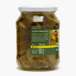 Castraveți rondele în oțet 680g