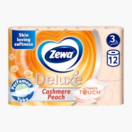 Hârtie igienică Deluxe Cashmere peach 3 straturi 12 role