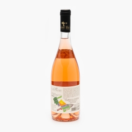 Vin rose sec Merlot, Syrah, Fetească Neagră & Negru de Drăgășani, 13.5%, 750ml