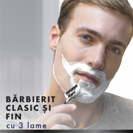 Rezerve aparat de ras Mach3 Charcoal, 4 buc