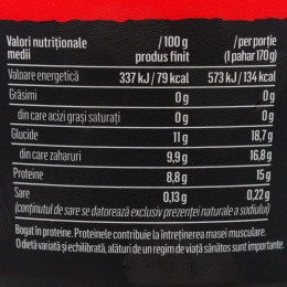 Iaurt proteic cu zmeură, rodie și goji, 0% grăsimi, 170g
