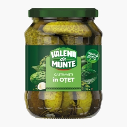 Castraveți în oțet 670g