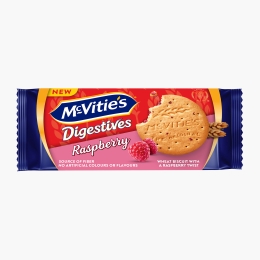 Biscuiți digestivi cu zmeură 133g