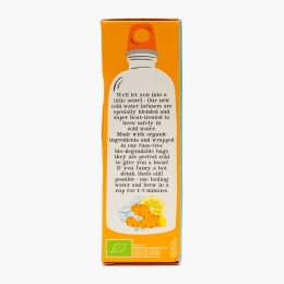 Ceai rece eco cu lămâie, ghimbir și turmeric, 10 plicuri, 27g