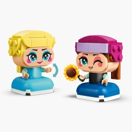 Regatul de gheață - Miniprințesele Anna și Elsa, 43284 Disney, 65 piese, +5 ani