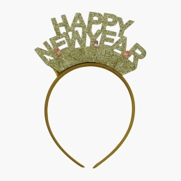 Bentiță Happy New Year, aurie