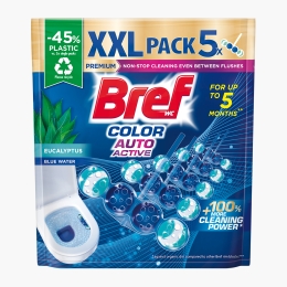 Odorizant toaletă Color Auto Active Eucalyptus 5x50g