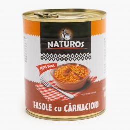 Fasole cu cârnăciori 800g