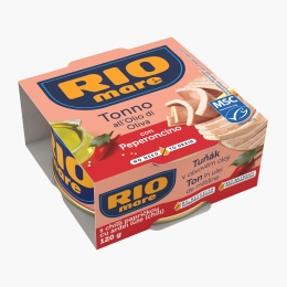 Ton în ulei de măsline cu ardei iute, 120g
