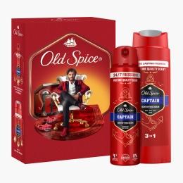Set Cadou Gentleman (deodorant spray Captain 150ml + gel de duș Captain 250ml)