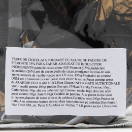 Trufe de ciocolată neagră Puro Nero 200g