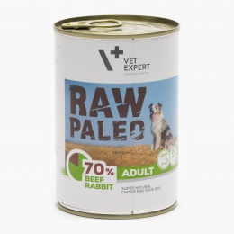 Hrană umedă pentru câini adulți, 400g, cu vită și iepure 