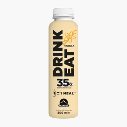 Băutură pe bază de lapte cu aromă de vanilie Drink Eat, 500ml