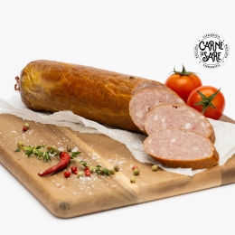 Salam de casă afumat cu lemn de cireș și măr 300g
