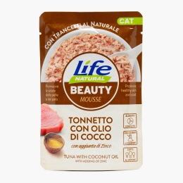 Hrană umedă pentru pisici adulte, cu fileuri de ton și ulei de cocos, 70g