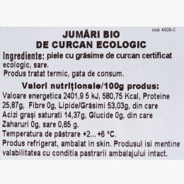 Jumări gourmet de curcan eco 150g