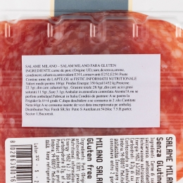 Salam Milano feliat fără gluten 60g