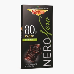 Ciocolată neagră, 80% cacao, 75g