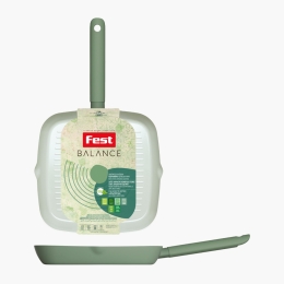 Tigaie grill, aluminiu 28cm, 2.7l